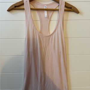 Fabletics Blush Pink Racerback Tank Top